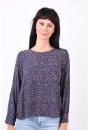 Bluza Dama Vero Moda Vmvanessa 7/8 Night Sky/Silver Sco